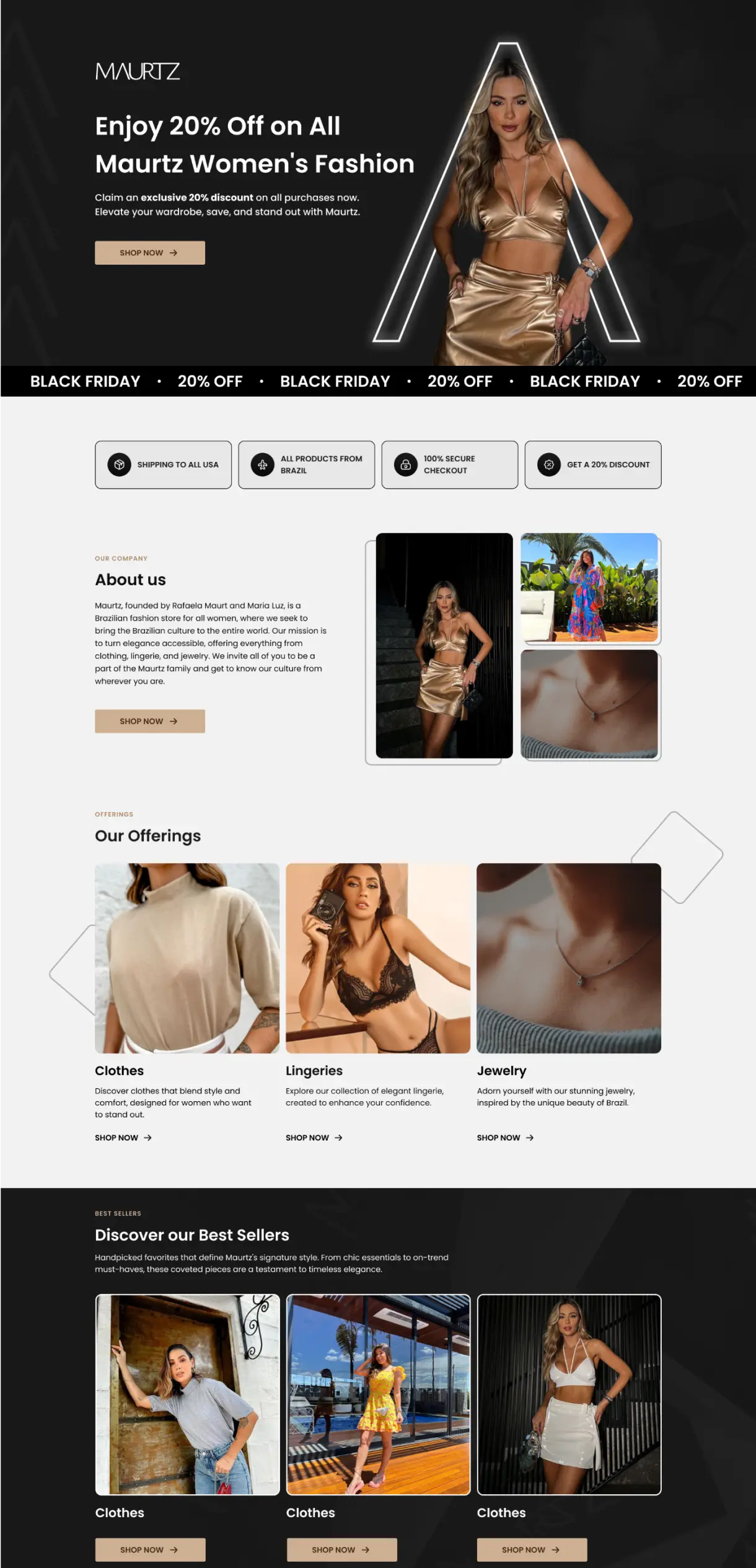 Landing Page Maurtz